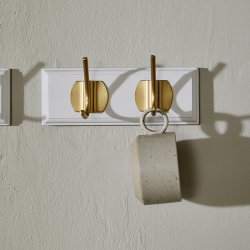 Nordal Edgy Knager�kke m/ 2 Knager Hvid