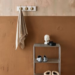 Nordal EDGY Knagerkke m/ 3 Knager Hvid