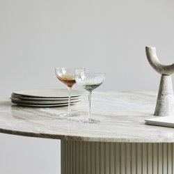 Nordal Erie Rundt Spisebord Beige