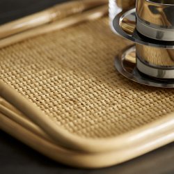 Nordal FIGUS Serveringsbakke Rattan