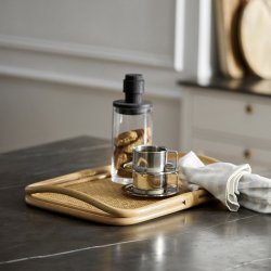 Nordal FIGUS Serveringsbakke Rattan