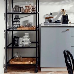 Nordal FUJI Ovale Serveringsbakker - Rattan - 2 stk