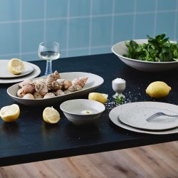 Nordal Grainy Salatskl - 34 cm - Sand