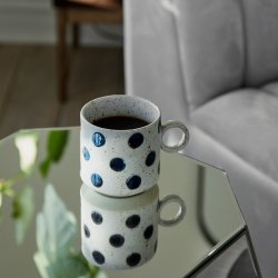 Nordal Grainy Krus m. hank - Sand/Mrkebl