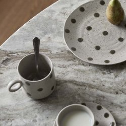 Nordal Grainy Krus m. hank - Sand/Grn