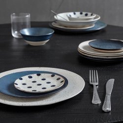 Nordal Grainy Desserttallerken - 15 cm - Mrkebl