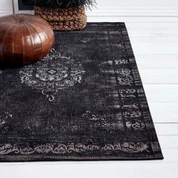 Nordal Grand Tppe - 160x240 cm - Mrk Gr/Sort