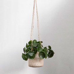 Nordal Jute Hnge Urtepotte - Natur - M