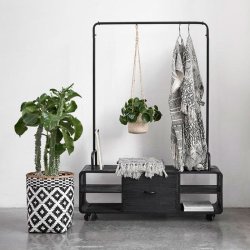 Nordal Jute Hnge Urtepotte - Natur - M