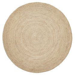 Nordal Jute Tppe - Rundt - 150 cm - Natur 