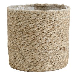 Nordal Jute Urtepotte - Natur - S