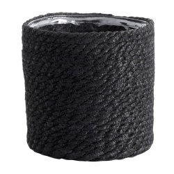 Nordal Jute Urtepotte - Sort - S