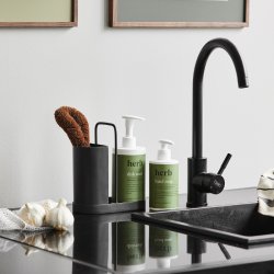 Nordal Kaki Holder Til Opvaskebrste Sort