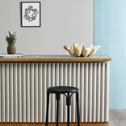 Nordal Kichi Muslingeskal - Large - Hvid/Beige