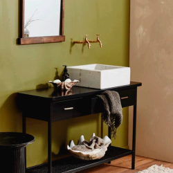 Nordal Kichi Muslingeskal - Small - Hvid/Brun