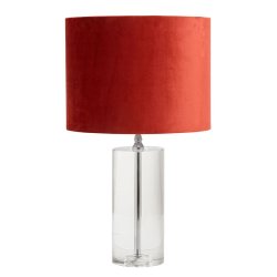 Nordal Krystal Lampefod - H38 cm - Klar