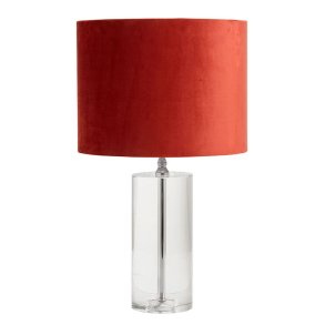 Nordal Krystal Lampefod - H38 cm - Klar