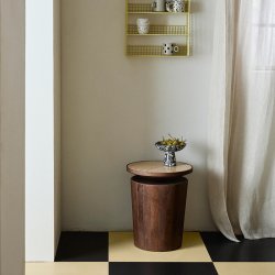 Nordal KWANDO Sidebord m/ Travertinplade