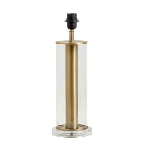 Nordal LAMPA Lampefod - Glas/Messing - H47 cm