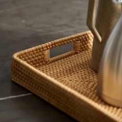 Nordal LAURUS Serveringsbakke Rattan