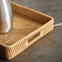 Nordal LAURUS Serveringsbakke Rattan