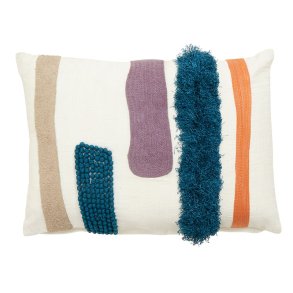 Nordal Lines Pudebetrk - 40x65 cm - Bl/Orange