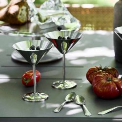 Nordal LUMERA Cocktailglas Kromfinish