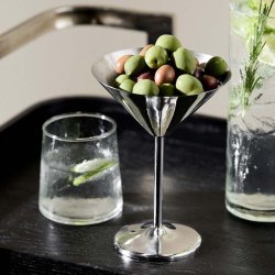 Nordal LUMERA Cocktailglas Kromfinish