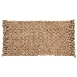 Nordal Luna Bademtte Bomuld - 60x100 cm - Lys Brun