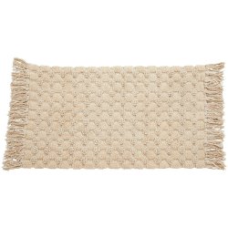 Nordal Luna Bademtte Bomuld - 60x100 cm - Off White 