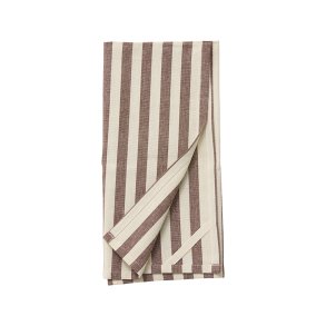Nordal RAFU Viskestykke Bordeaux/Beige