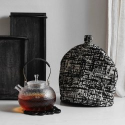 Nordal Rosis Tehtte Sort/Hvid