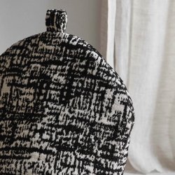 Nordal Rosis Tehtte Sort/Hvid