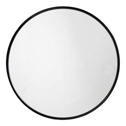 Nordal Rundt Spejl - 80 cm - Sort