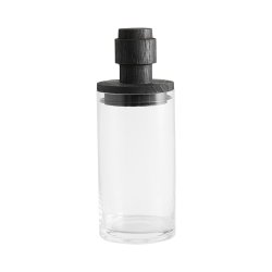 Nordal SALVIE Opbevaringsglas m/ L�g Sort Large