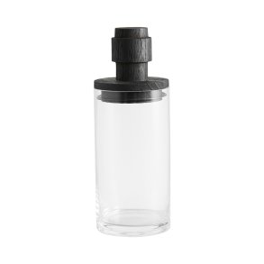 Nordal SALVIE Opbevaringsglas m/ L�g Sort Large