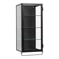 Nordal Siri Smalt Vgskab - 66x30 cm - Sort