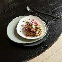 Nordal Sort Bestik - Mat Sort - 4 dele