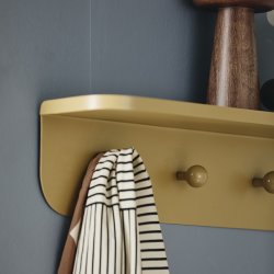 Nordal Turda Hylde med Knager Grn