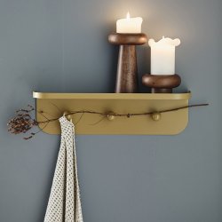 Nordal Turda Hylde med Knager Grn