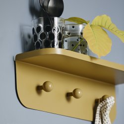 Nordal Turda Hylde med Knager Grn