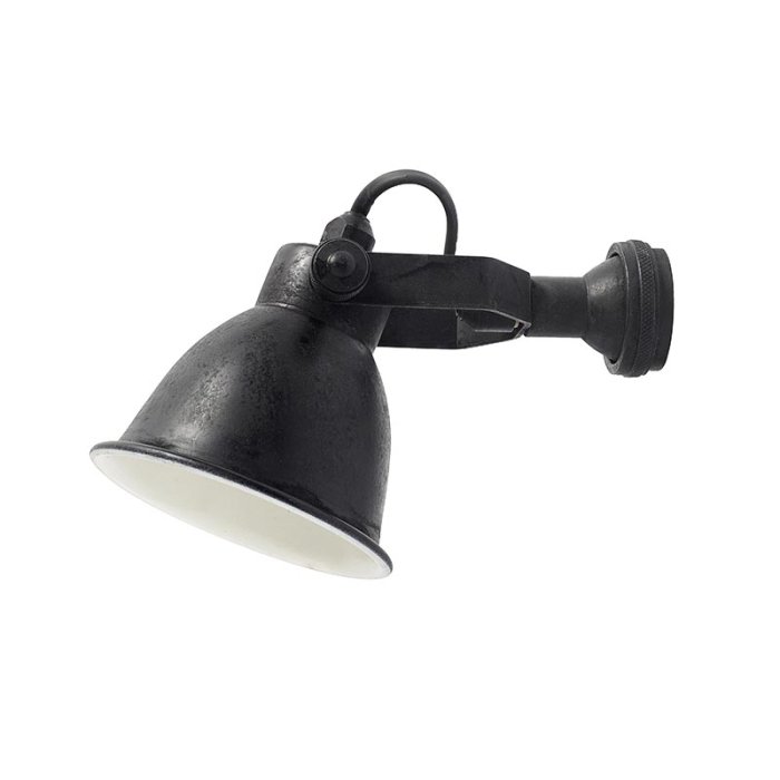 Nordal Vglampe 11 cm Antik Sort