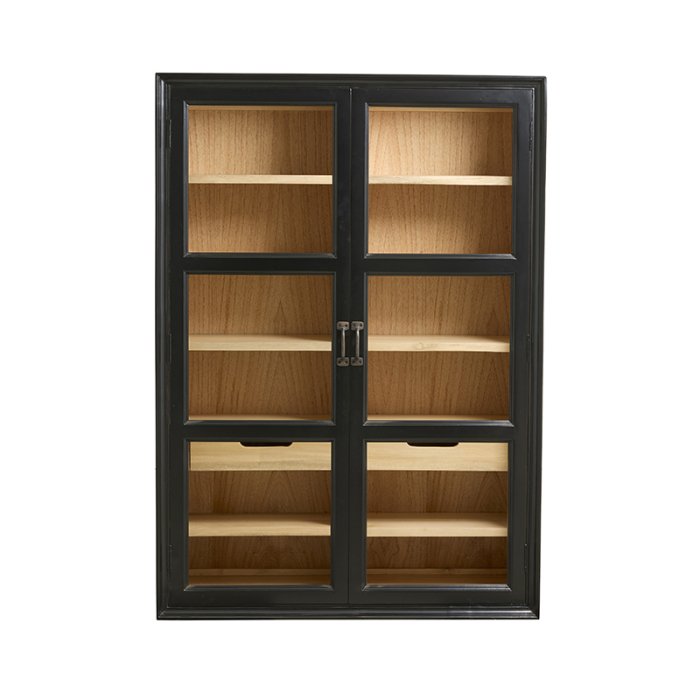 Nordal Viva V�gskab m/ 2 L�ger Sort