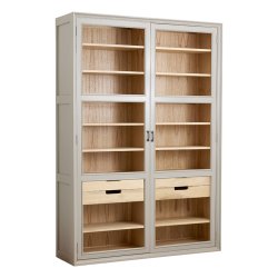 Nordal VIVA Vitrineskab 210x149 cm Gr�