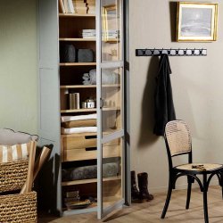 Nordal VIVA Vitrineskab 210x76 cm Gr�