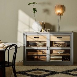 Nordal VIVA Vitrineskab Lav 96,5x148 cm Gr�