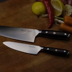 Nordic Chefs Knivst - Kokkekniv og Universalkniv