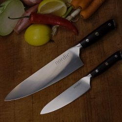 Nordic Chefs Knivst - Kokkekniv og Universalkniv