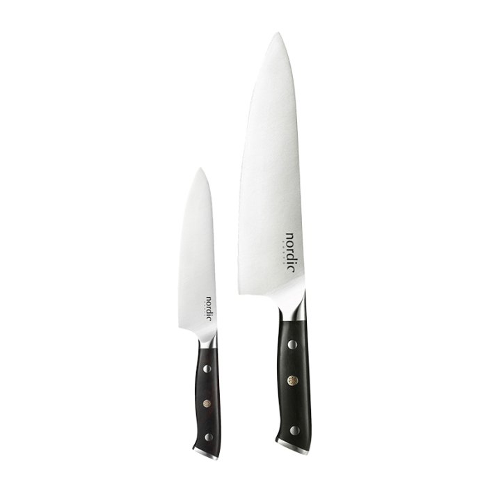 Nordic Chefs Knivst - Kokkekniv og Universalkniv