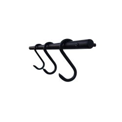 Nordic Function 2HangIt Knagerkke m. 3 Kroge - Sort Eg/Sort